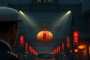 《旧城账簿》画面，老式账本摊开在木桌上